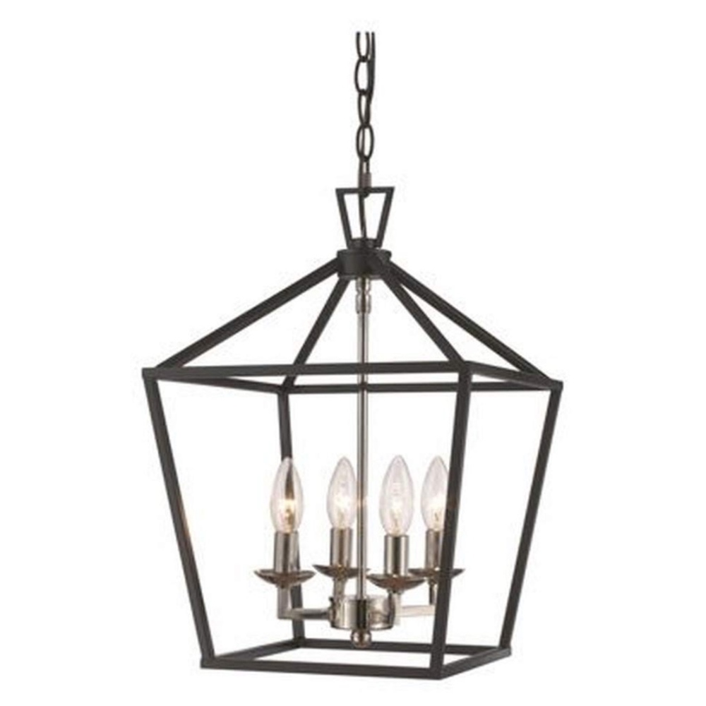 Trans Globe 10264 PC/BK Lacey - Four Light Pendant